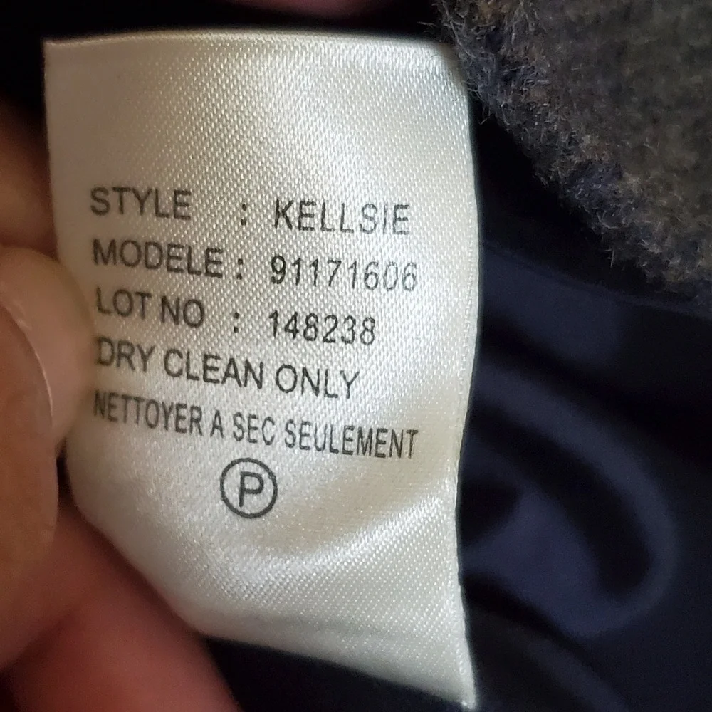 Theory Kellsie Plaid Wool Vest Shawl Collar Brown Blue Grey 91171606 Womens 6 - Picture 14 of 14